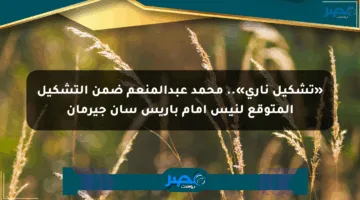 «تشكيل ناري».. محمد عبدالمنعم ضمن التشكيل المتوقع لنيس أمام باريس سان جيرمان